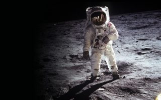 Astronaut Buzz Aldrin, lunar module pilot, walks on the surface of the Moon near the leg of the Lunar Module (LM) "Eagle" during the Apollo 11 exravehicular activity (EVA). Astronaut Neil A. Armstrong, commander, took this photograph with a 70mm lunar surface camera. While astronauts Armstrong and Aldrin descended in the Lunar Module (LM) "Eagle" to explore the Sea of Tranquility region of the Moon, astronaut Michael Collins, command module pilot, remained with the Command and Service Modules (CSM) "Columbia" in lunar orbit.